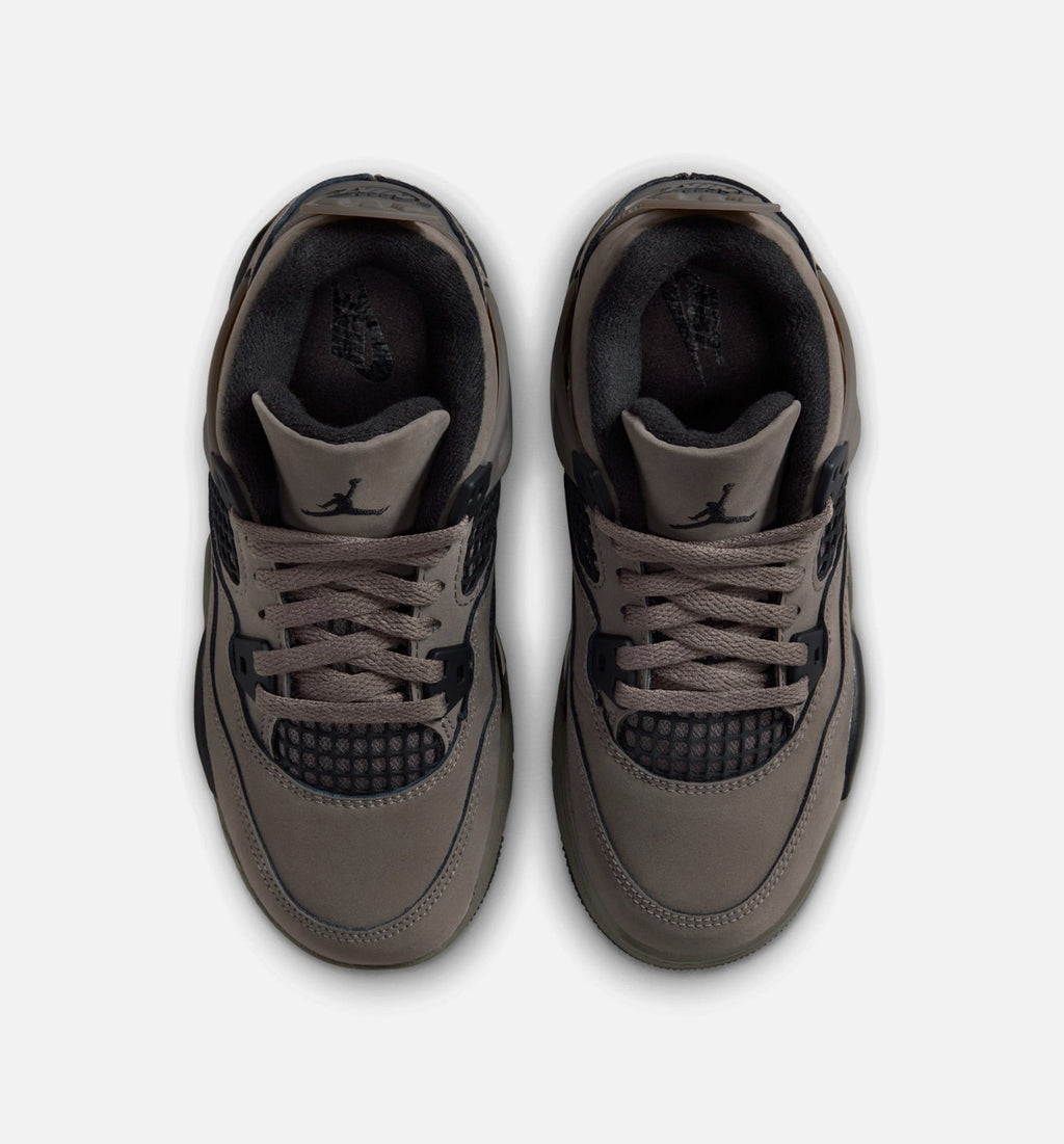 Air Jordan 4 Retro Cave Stone and Black Preschool – Cave Stone/Black/Moon Particle