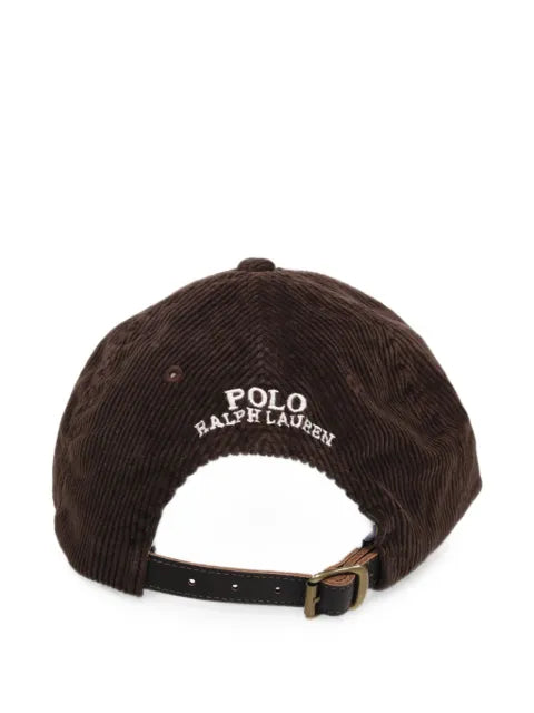 Polo Ralph Lauren corduroy logo-embroidered cap