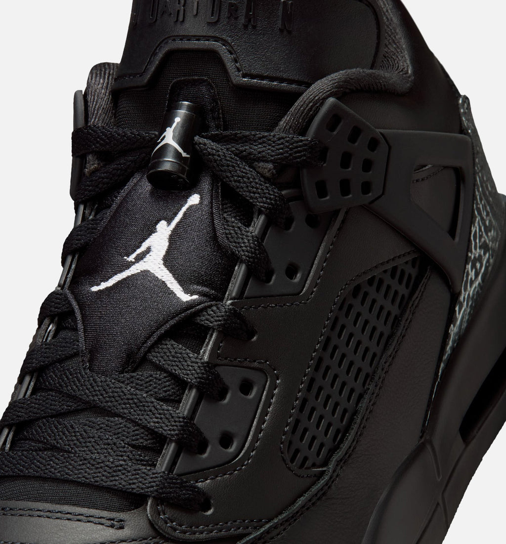 Spizike Low Black Metallic Silver | Men's Basketball Shoe | Black/Black/Metallic Silver