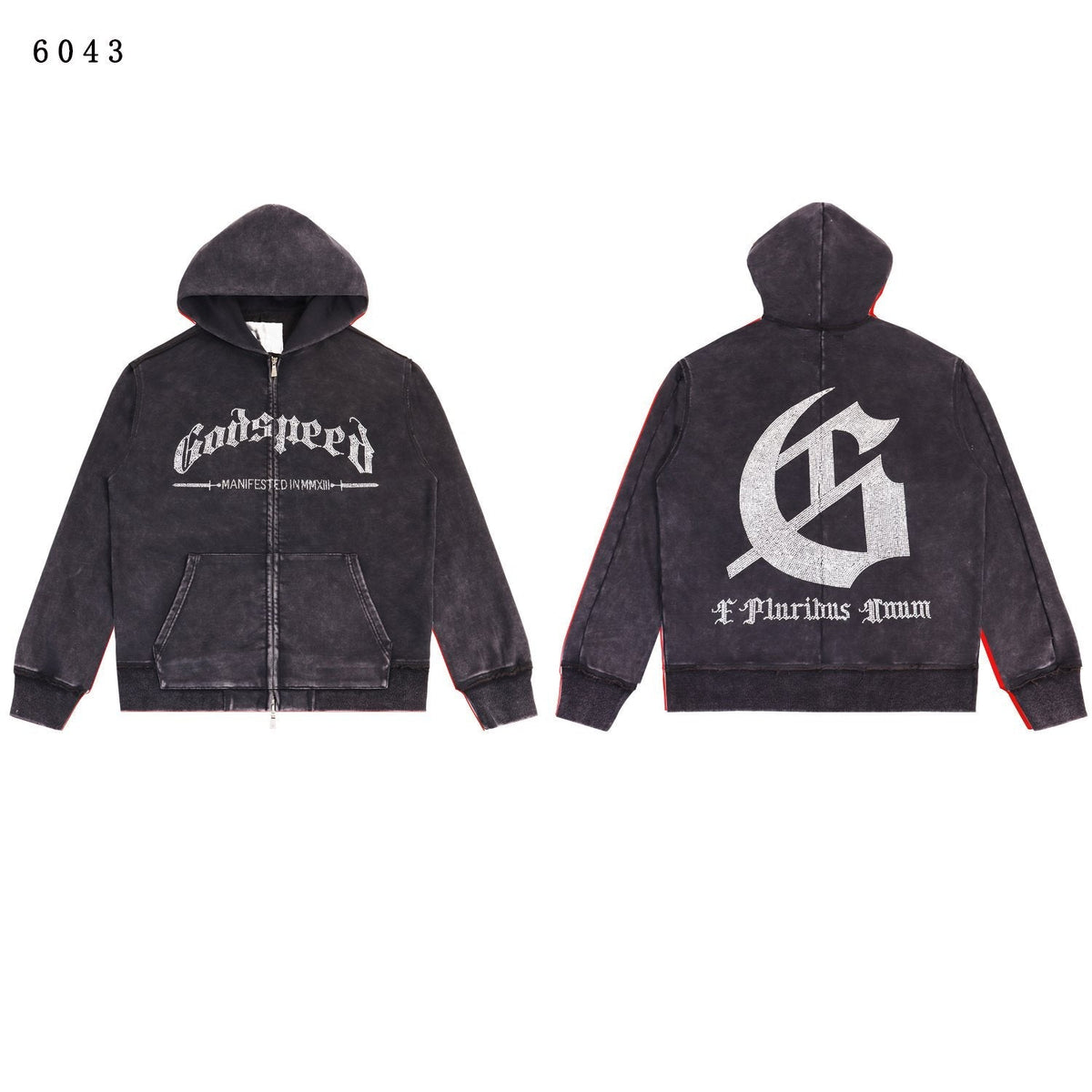 Godspeed E Pluribus Unum Eagle Zip Hoodie