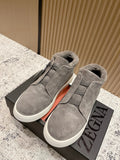 Zegna Triple Stitch High-Top Casual Shoes – 2025SS